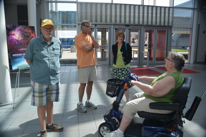 at the air force museum lobby
